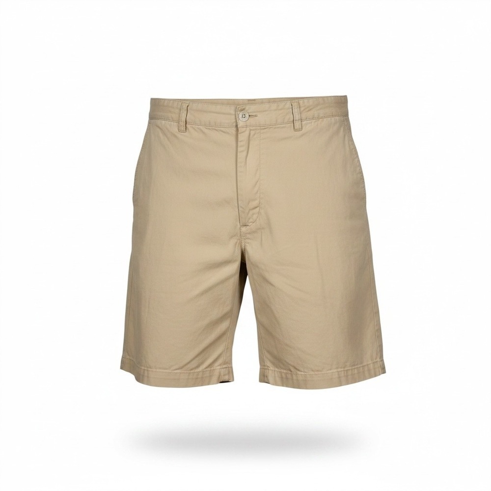 Vineyard Vines Club Shorts 38 Tan‎ Khaki Cotton Flat Front Preppy Coastal Chino